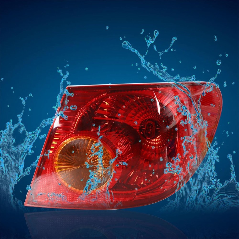 RH Outer Tail Light Assembly Replacement for Toyota Corolla 2003-2008 Passenger