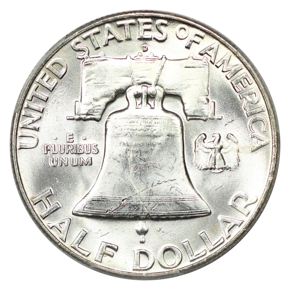 1952-D 50C PCGS MS64 - Franklin Half Dollar