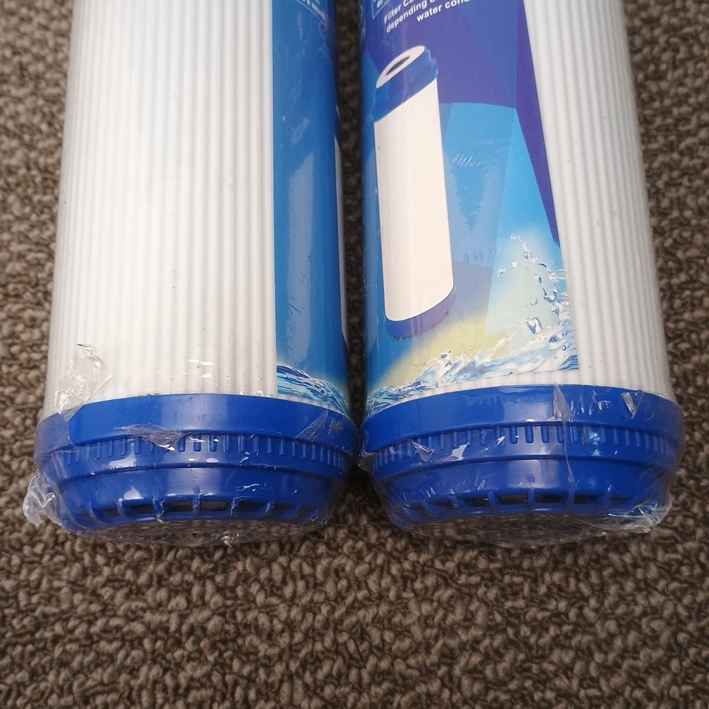 Granular Activated Carbon Filter 9.875 inch x 2.5 inch 2 Pack (READ description)