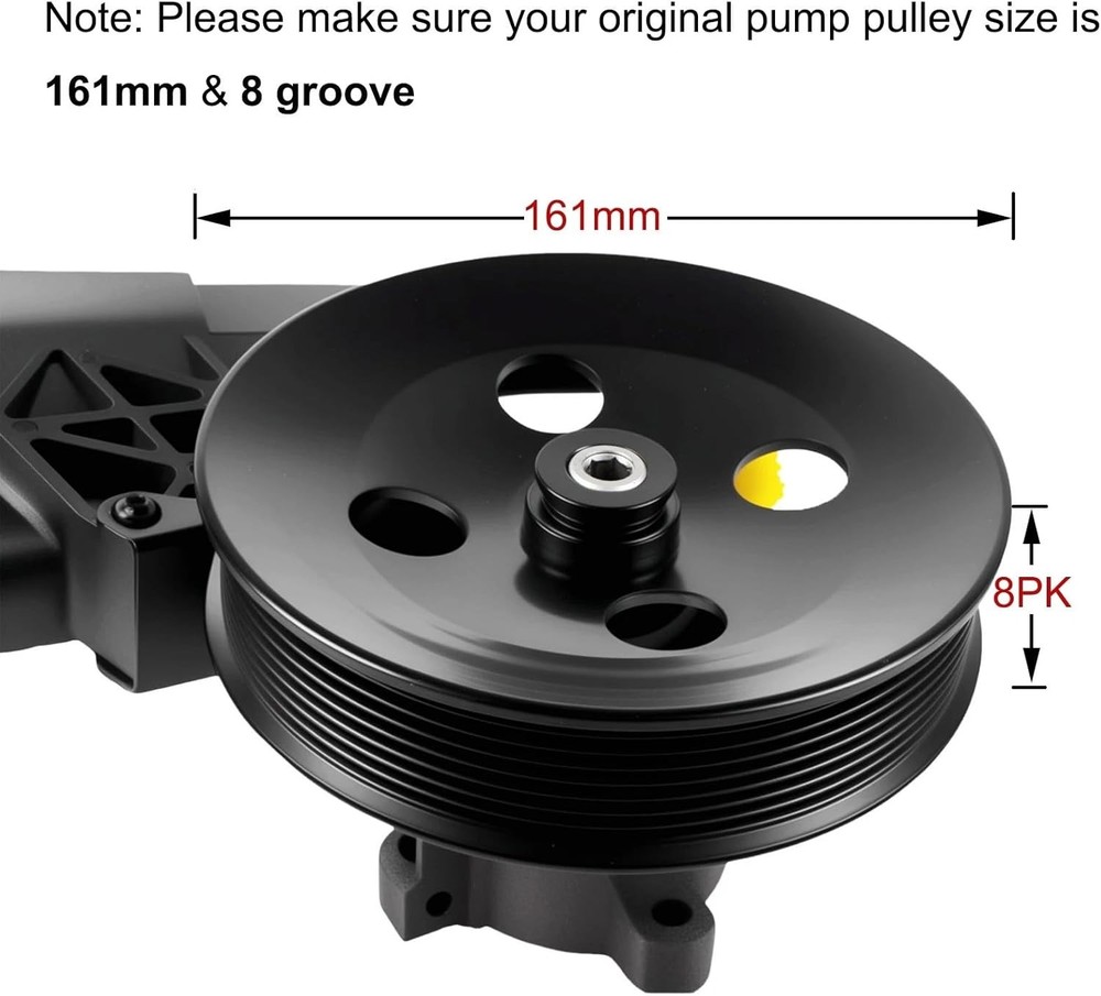 Dodge Ram Power Steering Pump 4.7L