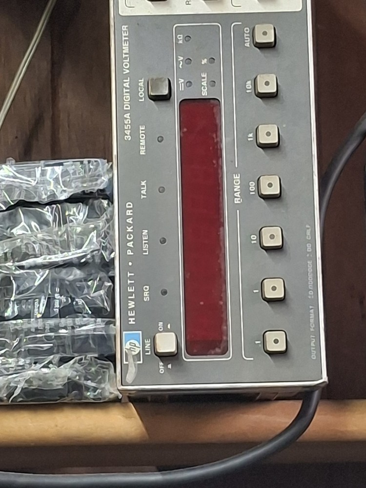 HP 3455 DIGITAL VOLTMETER 2 Wire 4 Wire Ohm