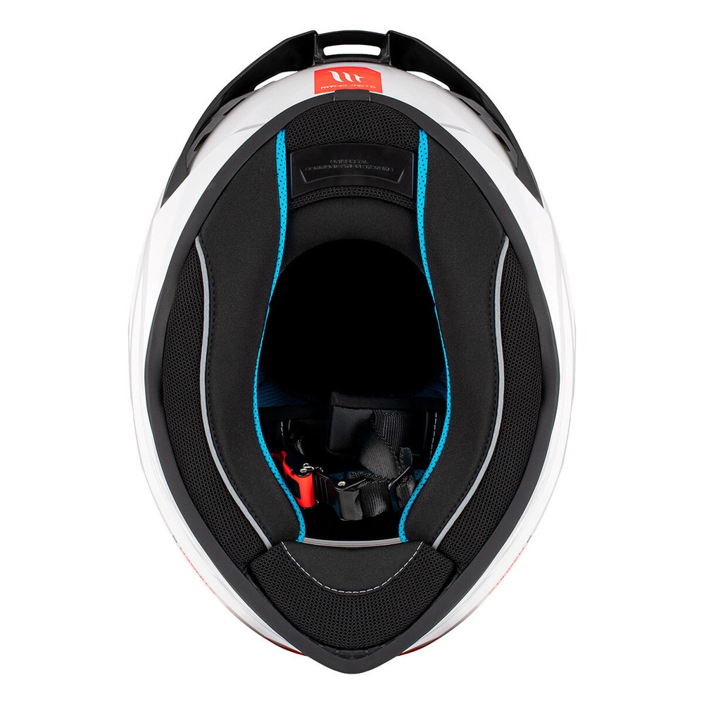 Full Face Helmet MT Helmets Stinger 2 Solid A0 Glossy White