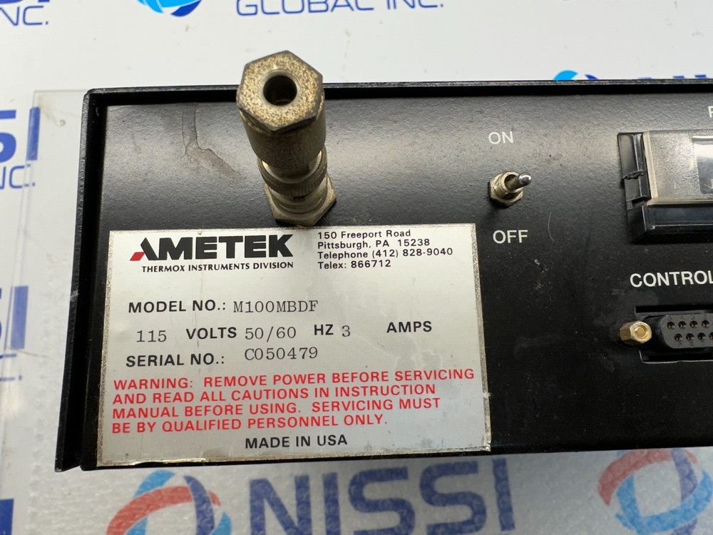 Ametek Dycor Quadrupole Gas Analyzer