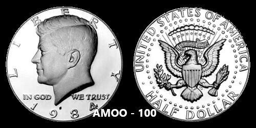 1984 S Proof Kennedy Half Dollar
