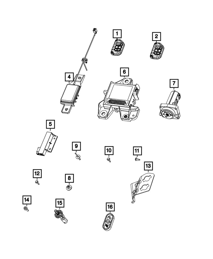 Genuine Mopar Hub Receiver 68488344AA