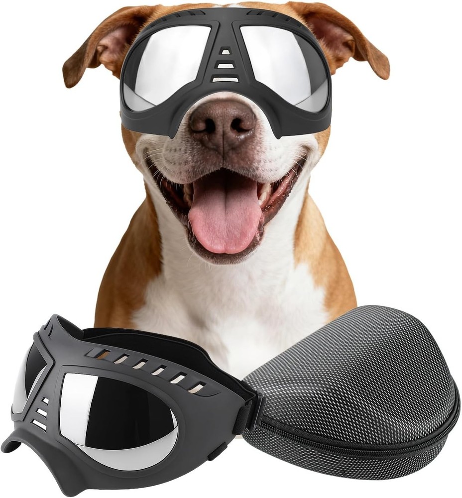 Dog Goggles Large Breed UV Windproof Snowproof Eye Protection Adjustable Strap