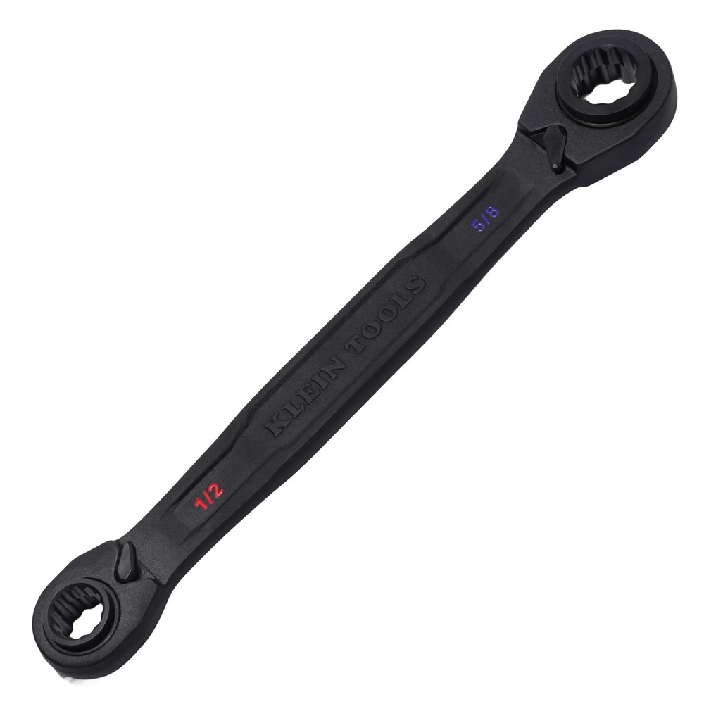 Klein Tools 68215 4-in-1 Ratcheting Wrench, Medium