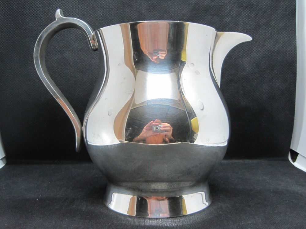 Vintage Webster Wilcox Silver Plated Pitcher Onedia USA