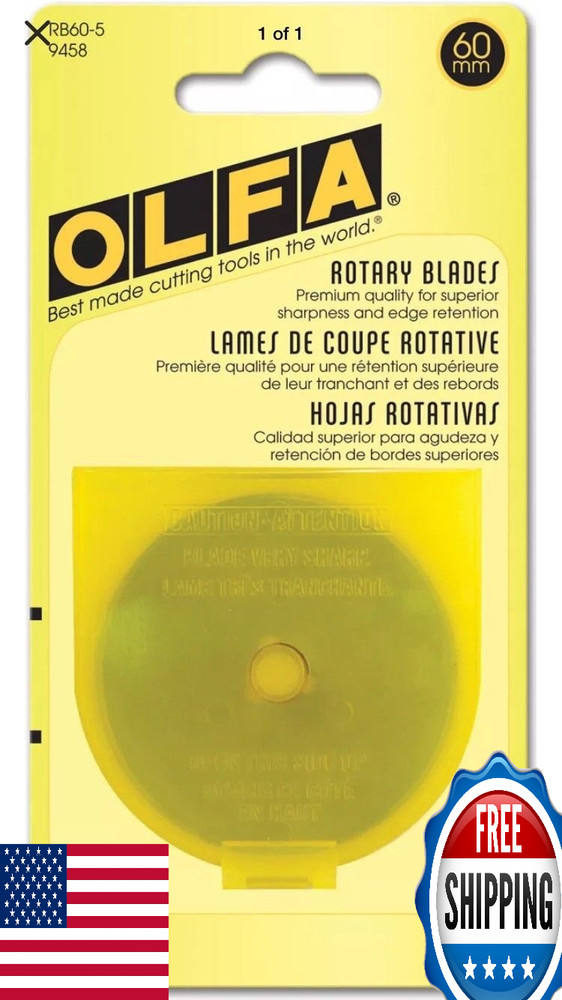 Olfa Rotary Blade Refill 60mm Pack of 5