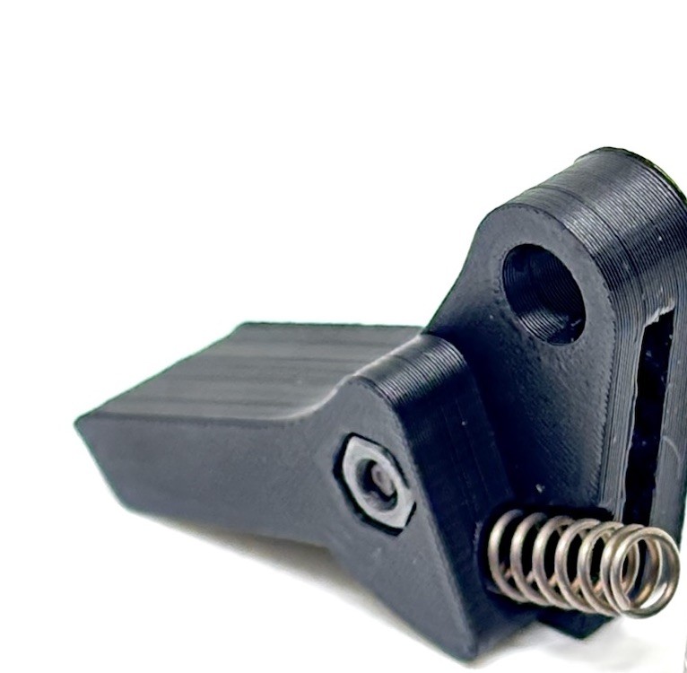 1 Pack POLYMER FLAT GLOCK Trigger Shoe and Spring GEN 1-4 BLACK