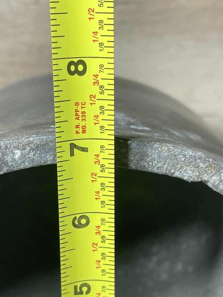 Vintage Smelting Pot Stone Round Bottom