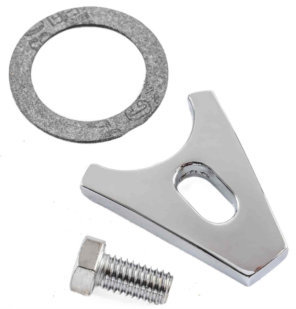 JEGS 40691 Chrome Distributor Hold Down