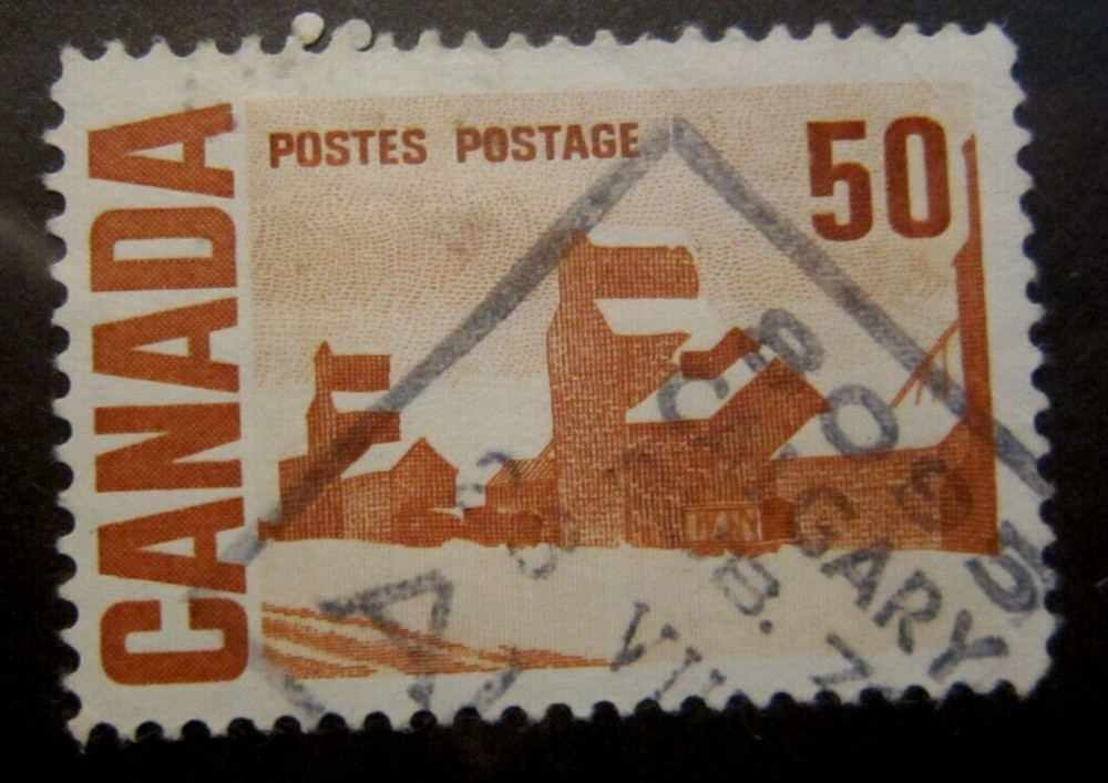 Canada #465A MOON Cancel Calgary Sub. 78, AB  {ebhs102}