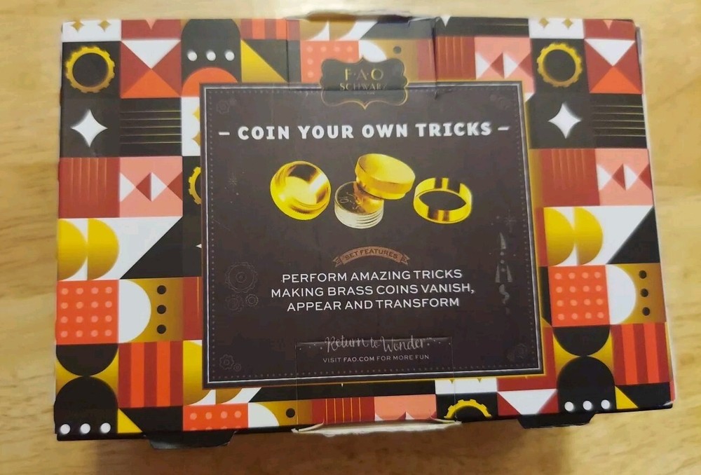 FAO Schwarz Dynamic Coins Magic Trick Set - GREAT GIFT!!