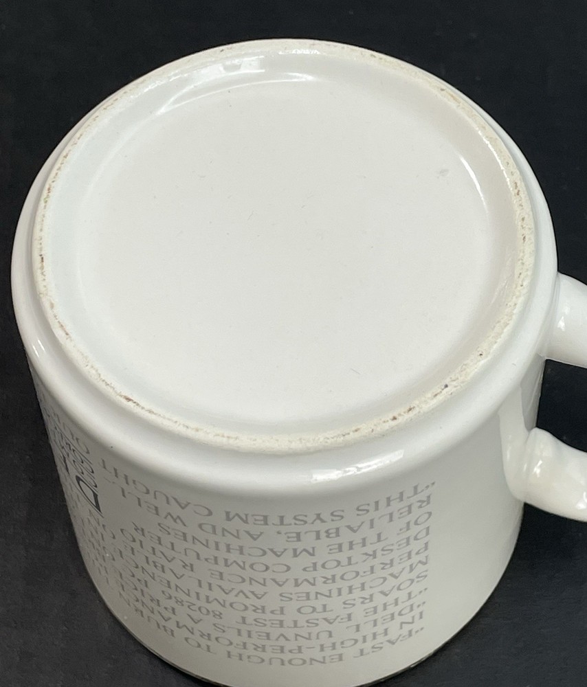 Vintage Dell Computer Corporation Ceramic Coffee Mug