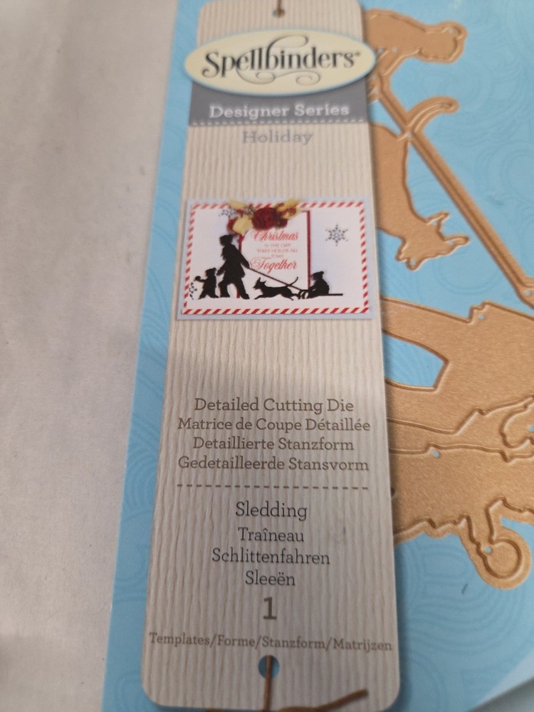 Spellbinders Dies Sledding