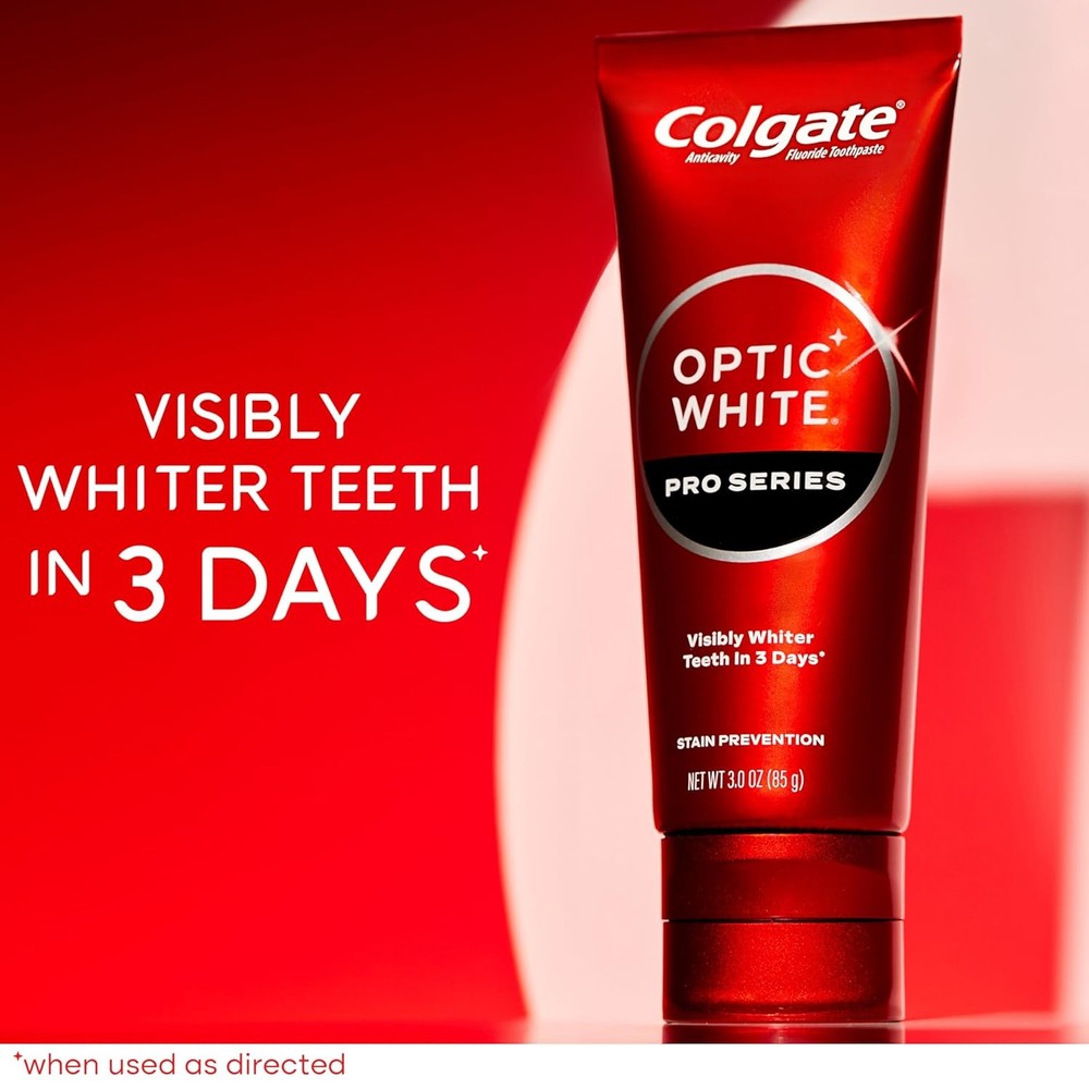 Colgate Optic White Pro Series Stain Prevention Hydrogen Peroxide Toothpaste, Te