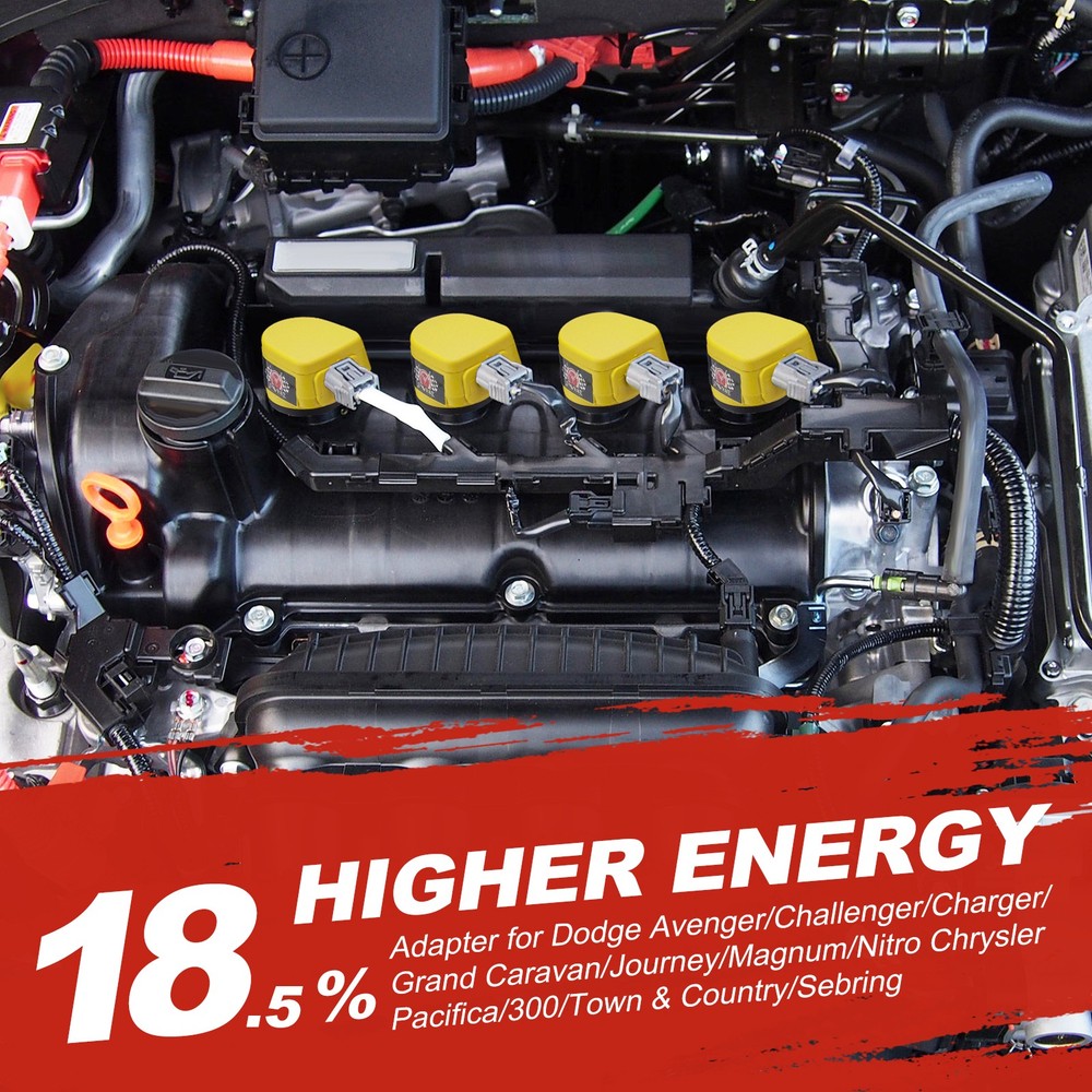 6 Ignition Coils UF502 & Spark Plugs Pack For Dodge Charger V6 3.5L 2006-2010