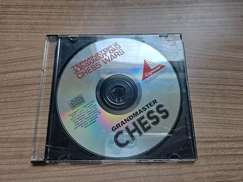 Chess PC computer software cd Terminator 2 Judgment Days Chess Wars Grandmaster