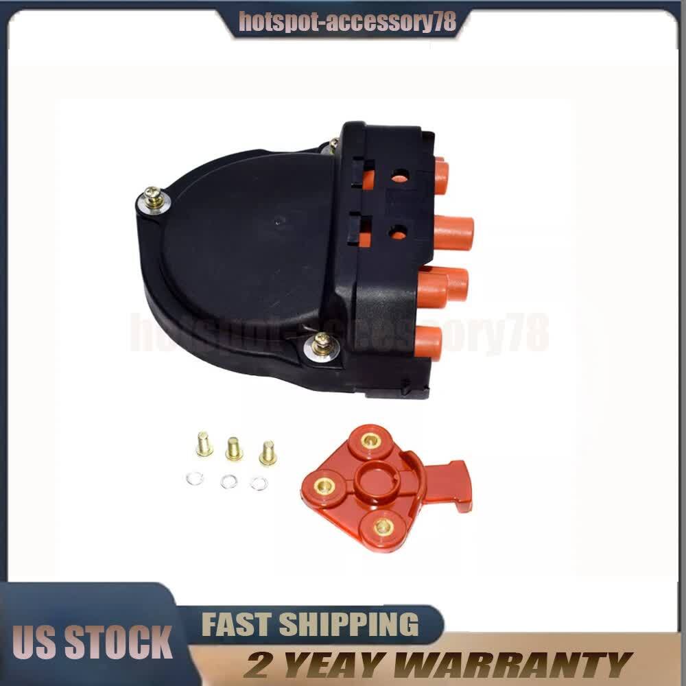 For BMW E23 E24 E28 E30 E31 E32 New Distributor Cap & Rotor 12111725070 US