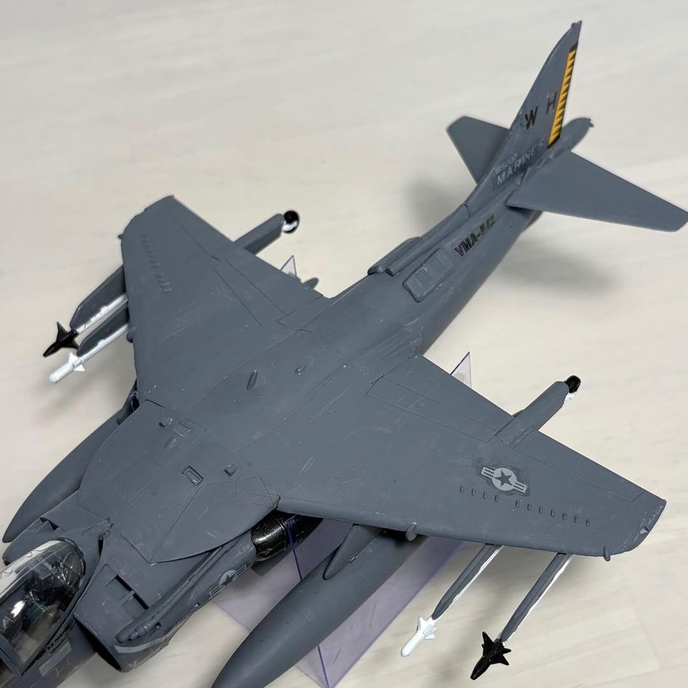 Assembled U.S.M.C Av-8B Harrier Ii Plus Plastic Model Completed 2 Japan