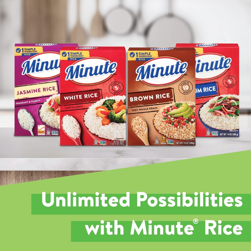 Instant White Rice for Quick Dinner Meals, 14 Ounce Pack