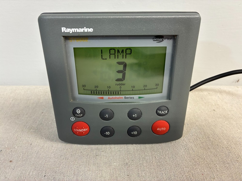 Raymarine ST6002 E12100-P Flush Mount Version Smart Pilot AP Control Head TESTED