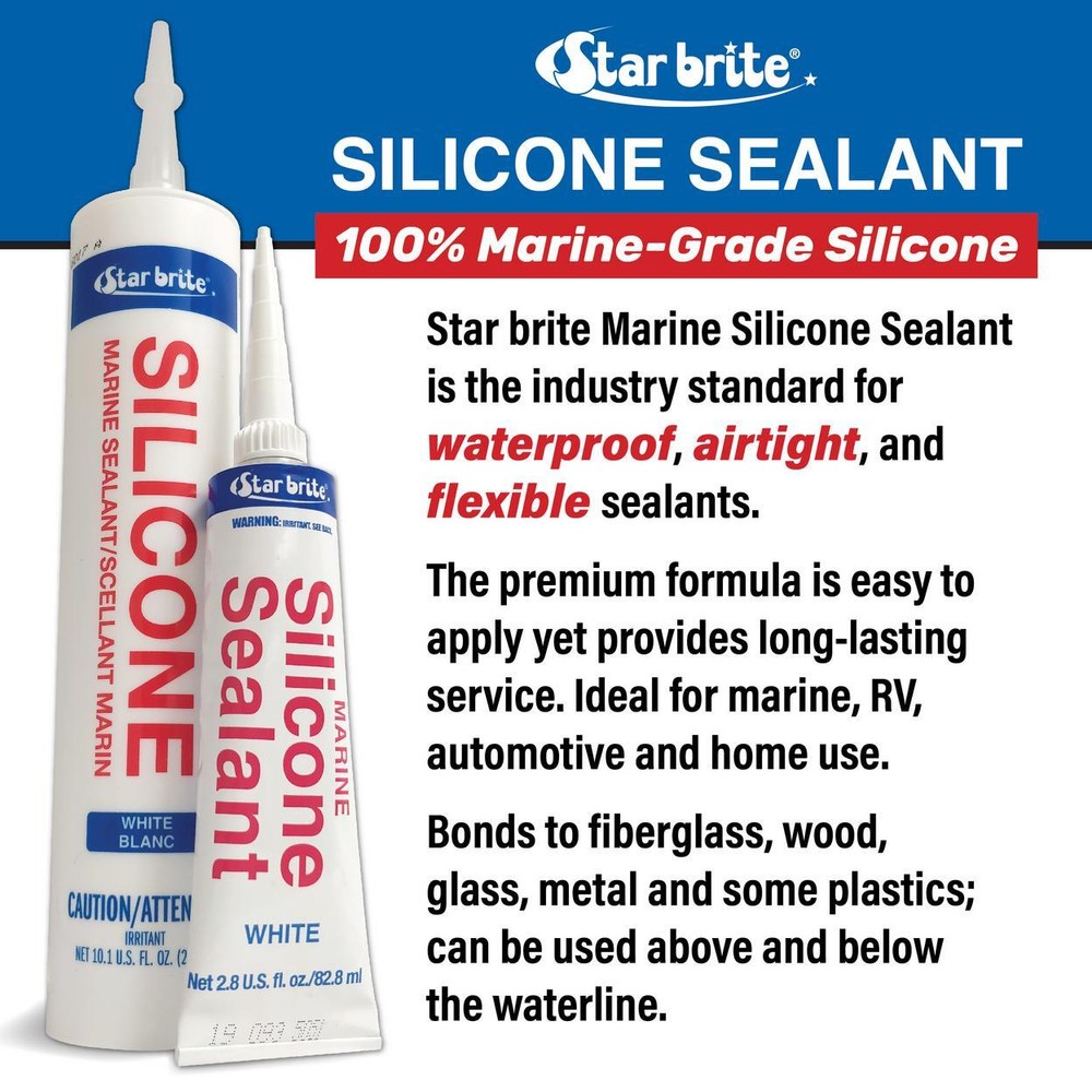 Silicone Sealant Clear 2.8 OZ.