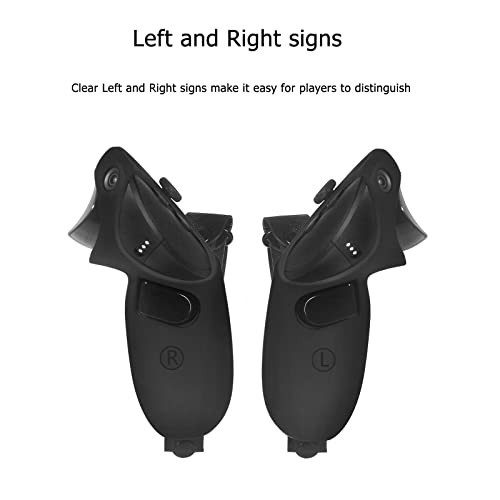 Silicone Grip Cover for VR Headset, Touch Controller Protector with Knuckle Stra