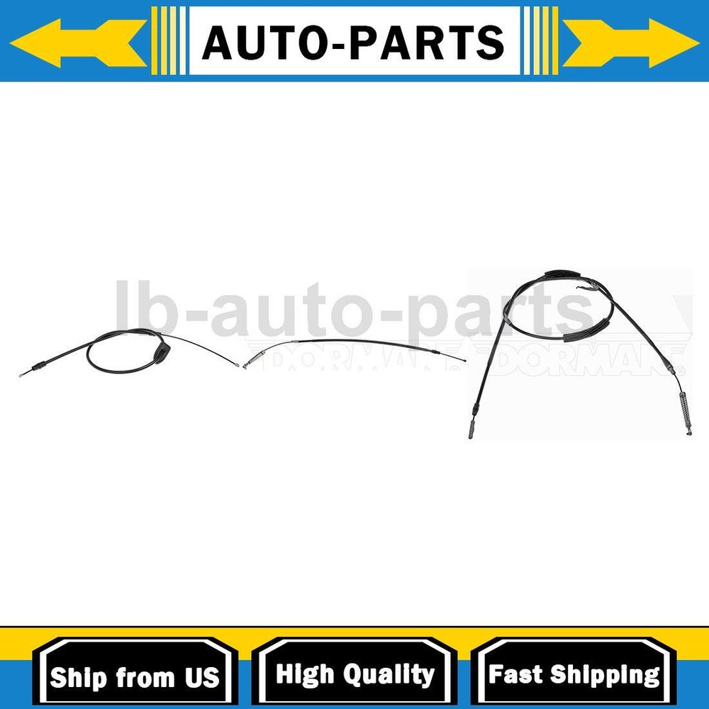 Front Rear Parking Brake Cable 3x For 2011-2018 Ram 1500 5.7L