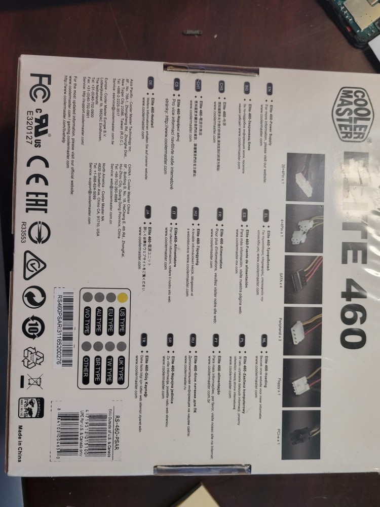 Cooler Master Power Supply Elite 460