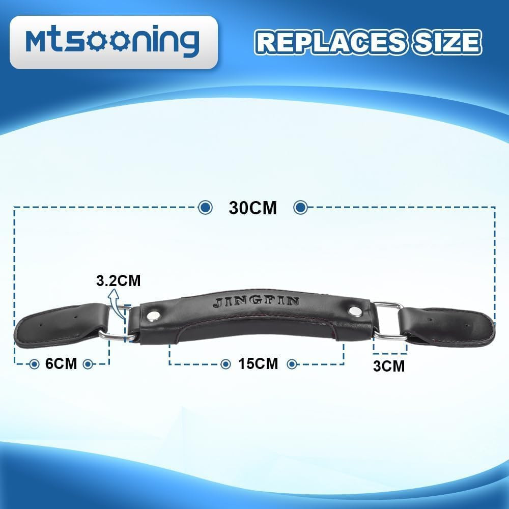 Luggage Handle Replacement Parts,150Mm Leather Suitcase Grip Pull Carry Strap Sp