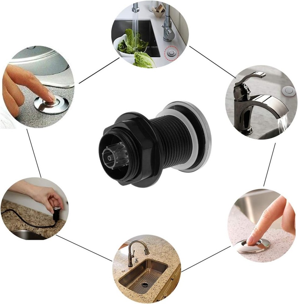 𝟐𝟎𝟐𝟓 𝙐𝗽𝒈𝒓𝒂𝒅𝒆𝒅 Sink Top Push Button with Air Hose Replacement,...