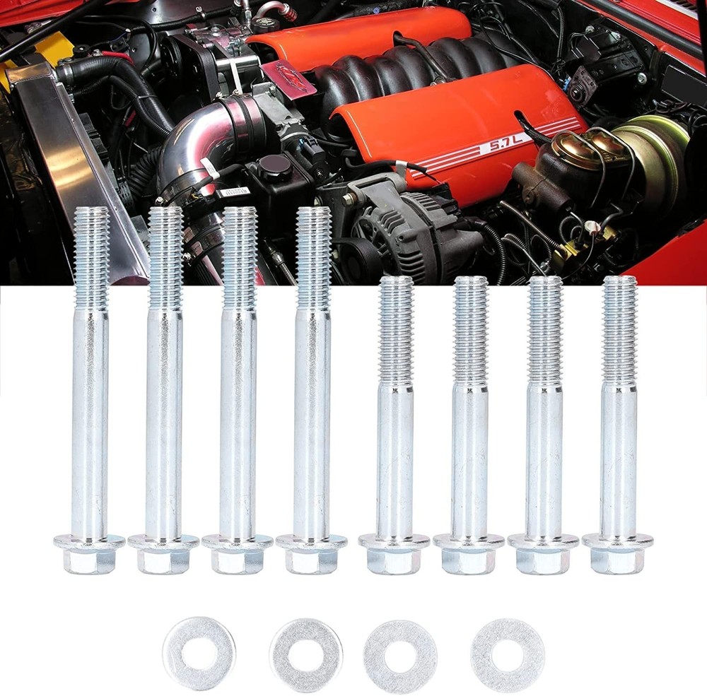 Durable LS Engine Stand Bolt Kit - 12 Flange Bolts for Secure Engine Support