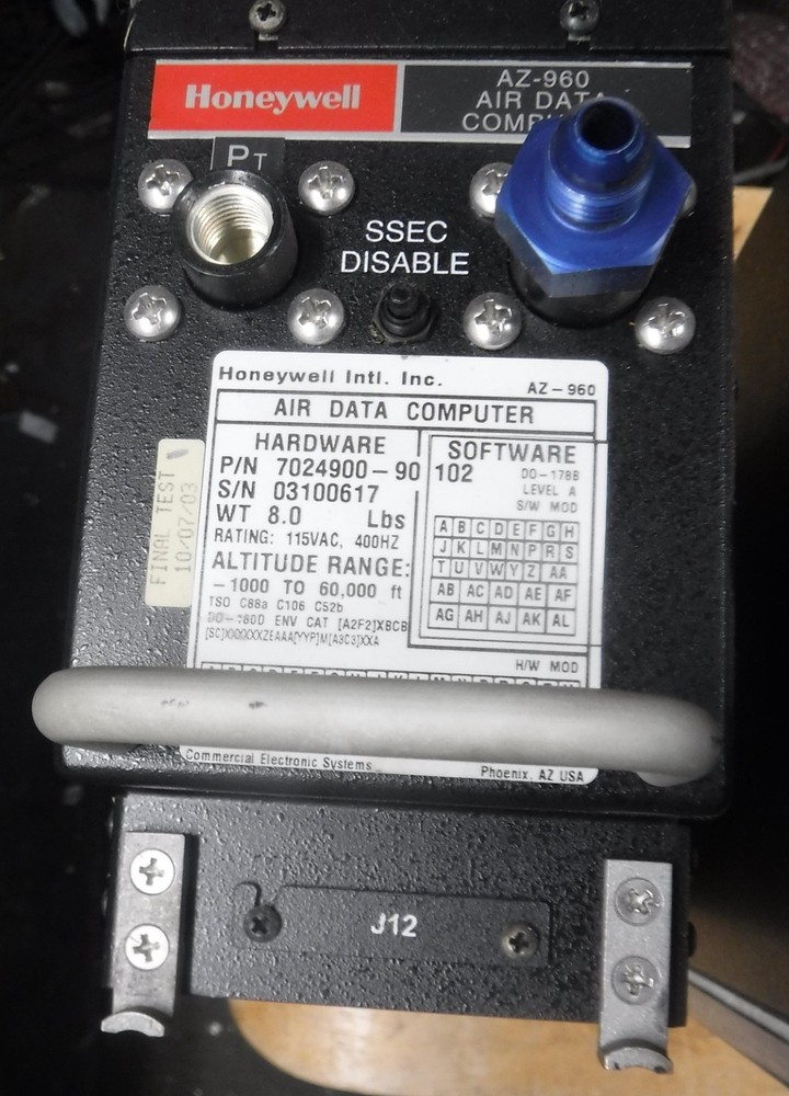 HONEYWELL  AZ -960  AIR DATA COMPUTER  FREE SHIPPING