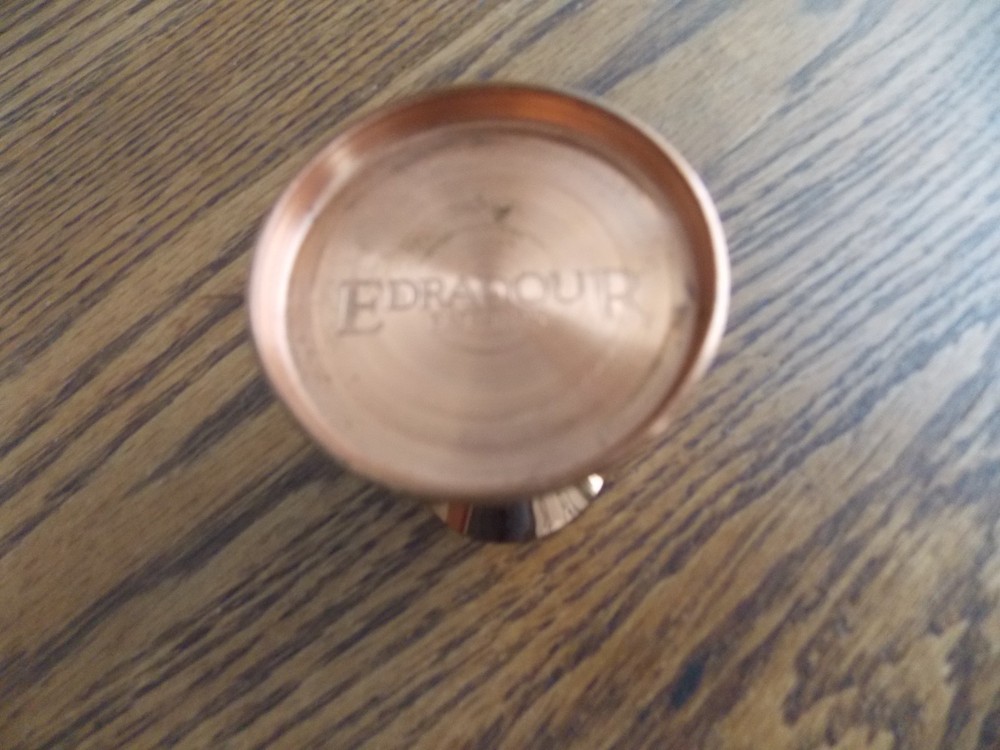 Edradour distillery souvenir copper pitcher, collectable, small pitcher.