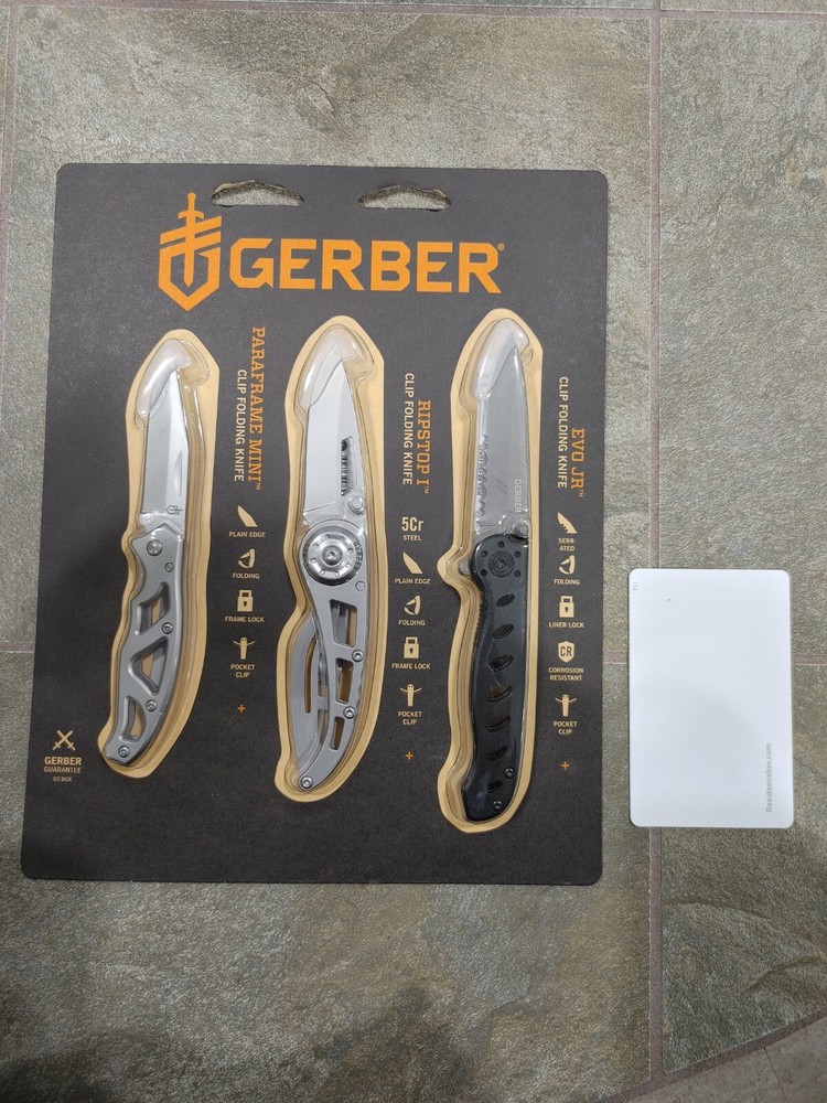 Gerber : 3-pack small EDC knives -NEW-