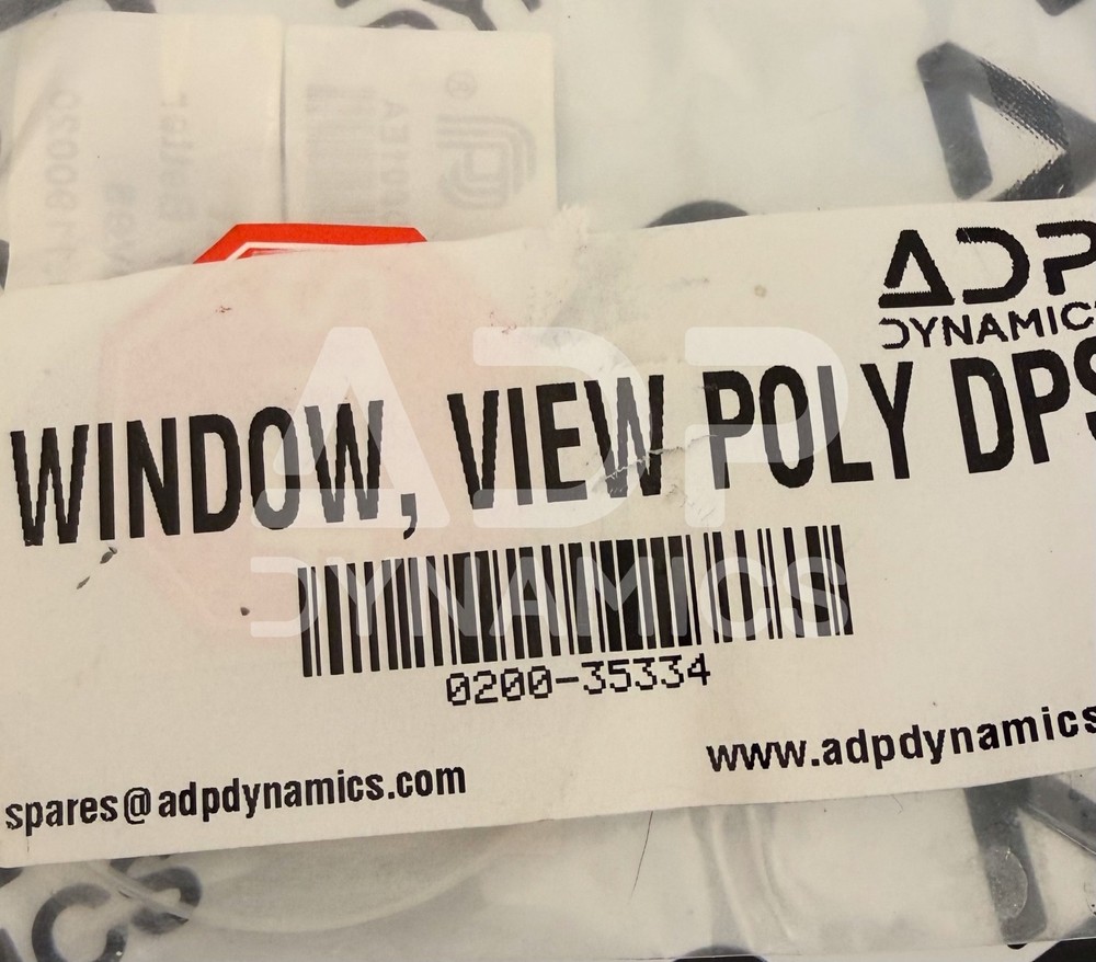 0200-35334 WINDOW, VIEW, POLY DPS - NEW, AMAT