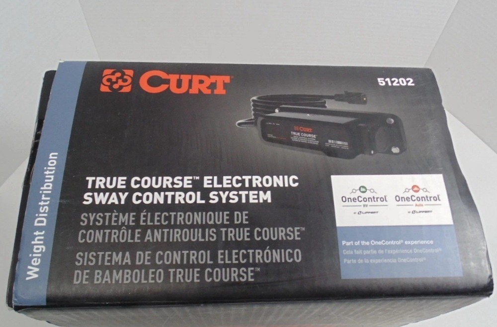 CURT True Course Advanced Bluetooth Trailer Sway Control System Part# 51202 MINT