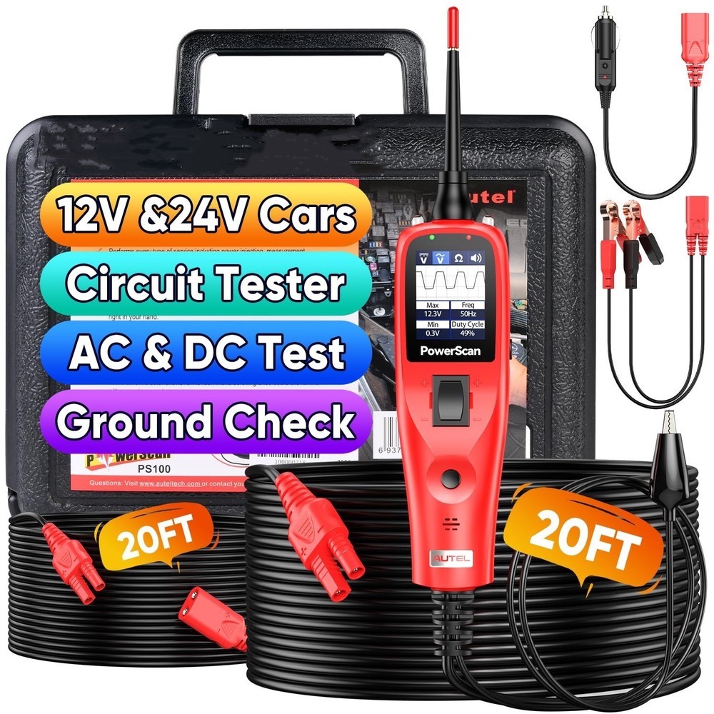 Autel PowerScan PS100 Circuit Tester Electrical System Diagnostic Power Circuit