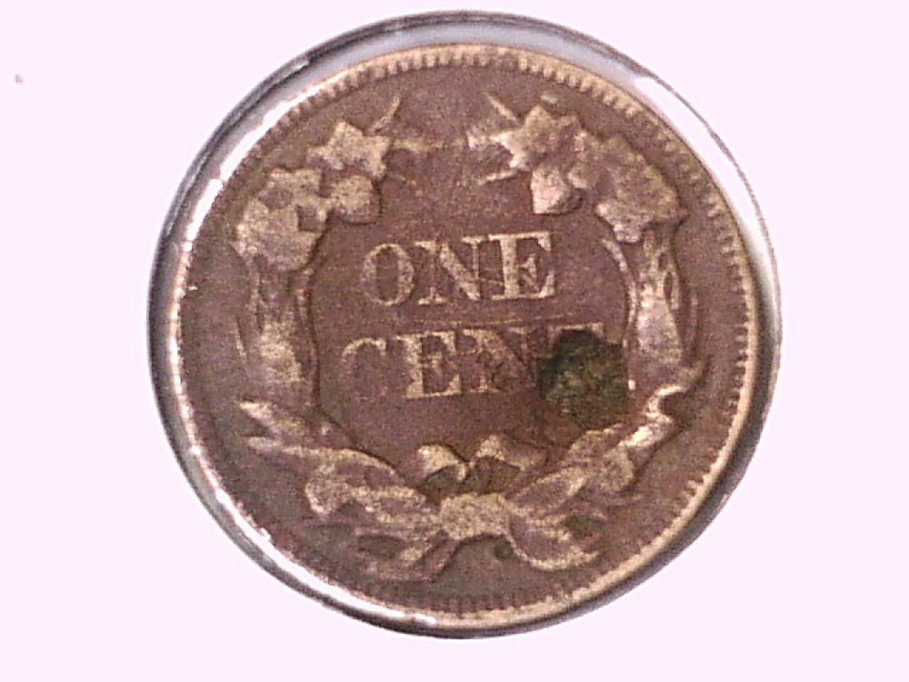 1858 Flying Eagle Cent Genuine Raw Ungraded 01348