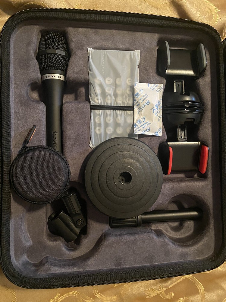 Icon Pro Audio LIVEPOD Plus xC1 Live Steaming Audio Processing Interface Bundle