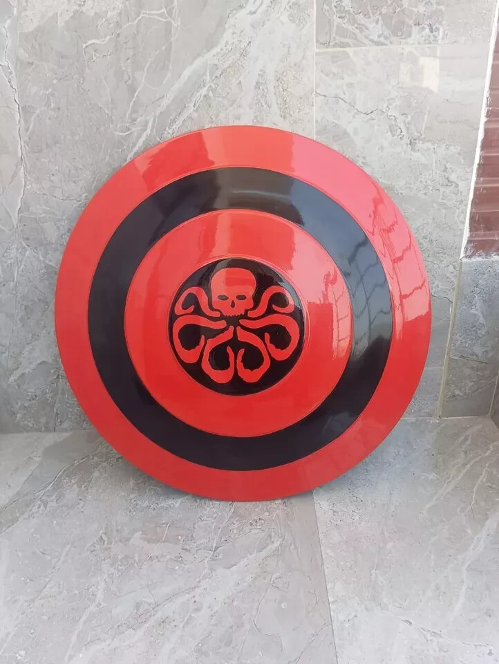 Marvel's Captain America Shield Hydra Shield Metal Prop Round Shield