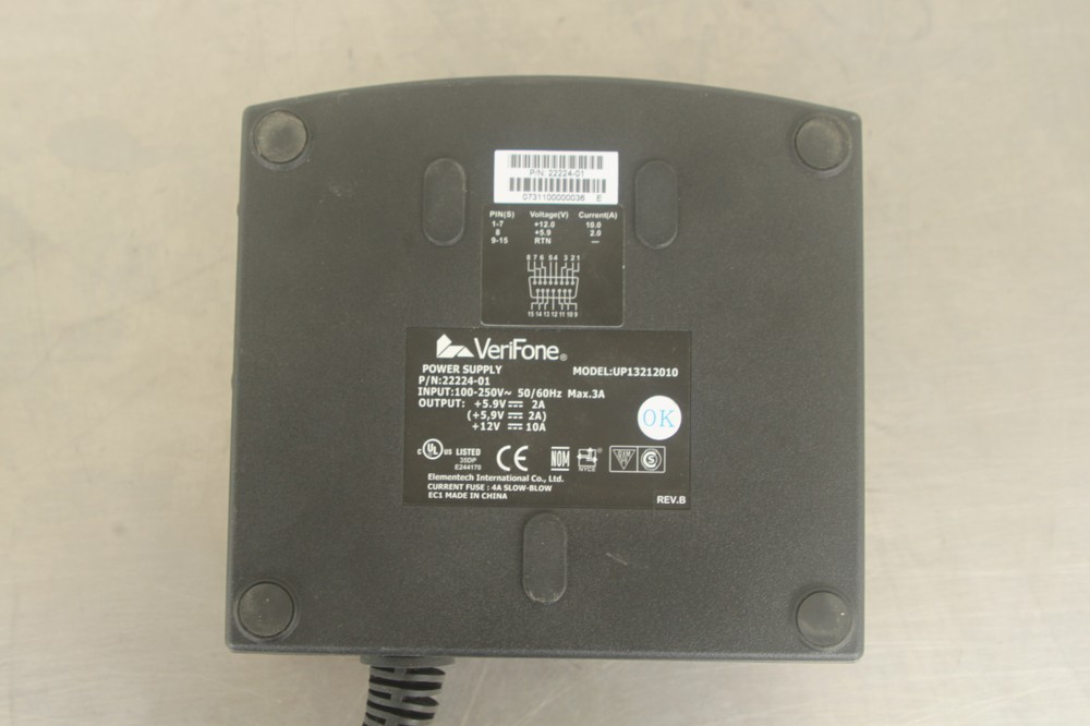 VERIFONE RUBY SAPPHIRE 22224-01 POWER SUPPLY BRICK