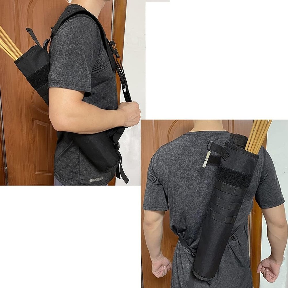 Compact & Foldable Hip Arrow Quiver with Adjustable Strap for Target Shooting