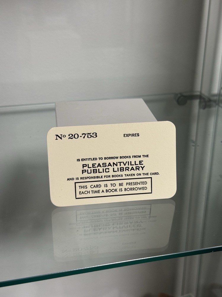 PLEASANTVILLE (1998) Original Library Card