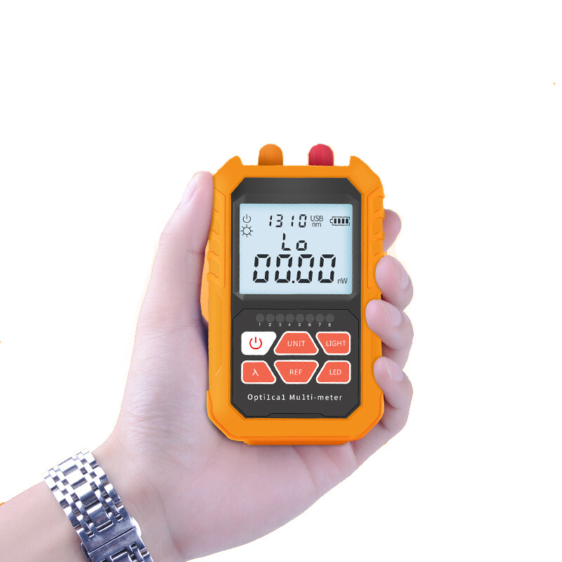 5KM Multi-functional Optical Power Meter Network Cable Test Tool with LED Light