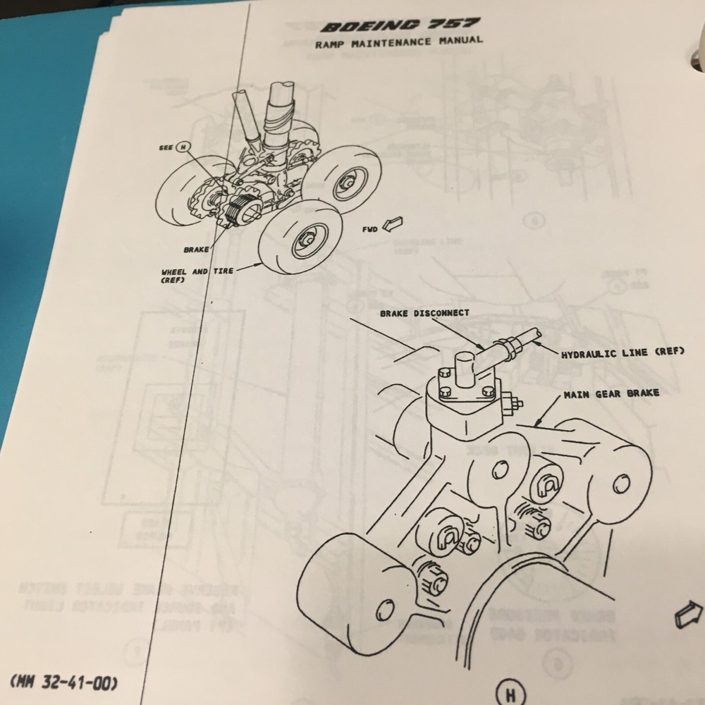 Boeing 757 Ramp Maintenance Manuals, a 2 Vol. Set.