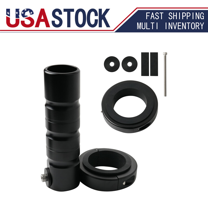 Boat Flag Pole Bracket Kits Rail Mount without Drilling Black