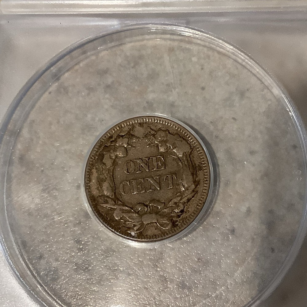 1857 FLYING EAGLE CENT ANACS VF20